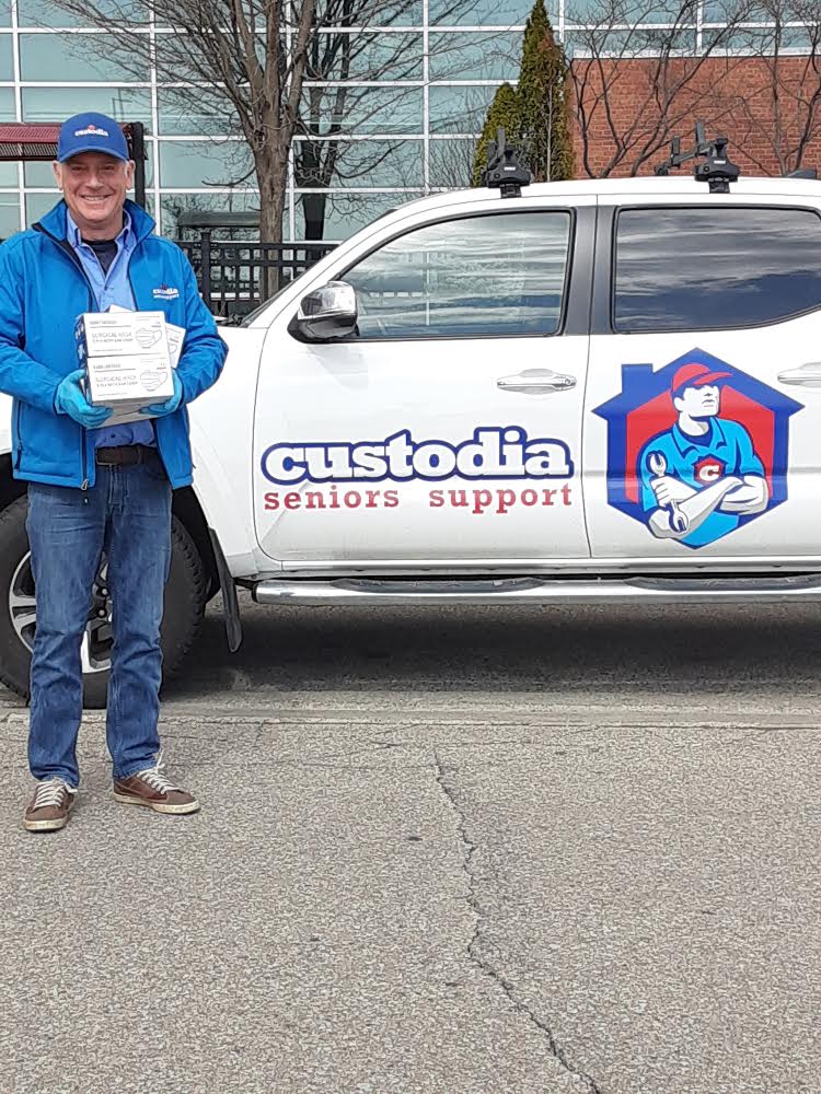 End of April 2020 Custodia is helping seniors