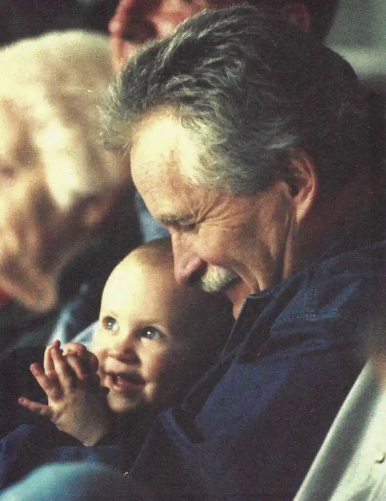 Dad and Mattea in Calgary, 1999 at My Father's Daughter