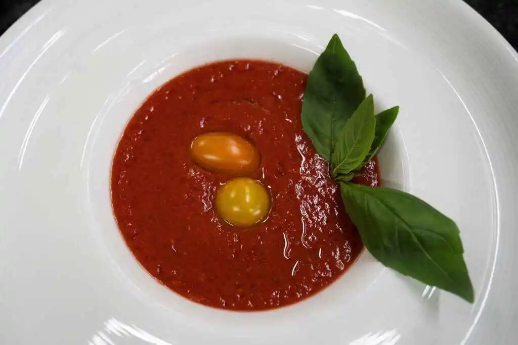 Colorful Plate for a Happy Meal