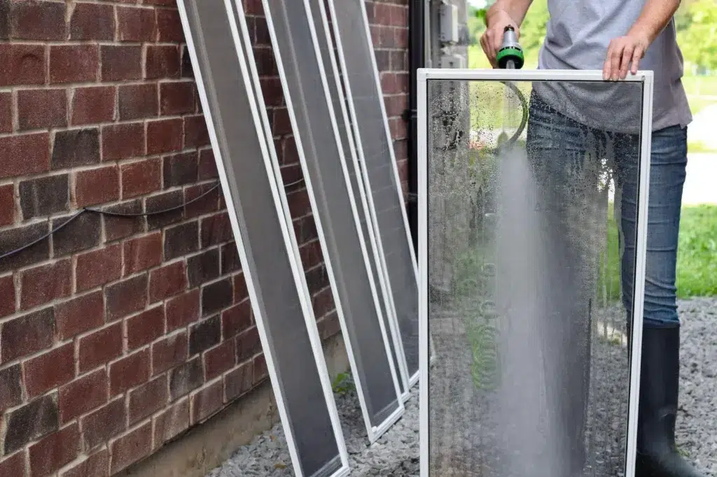 Maintain a Sliding Screen Door